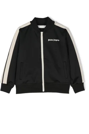 Palm Angels Stripe-trim track jacket