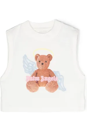 Palm Angels Bear Angel cotton tank top