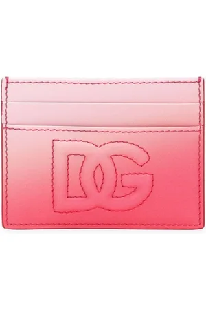 Dolce & Gabbana Logo-embroidered ombr??-effect cardholder