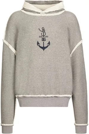Dolce & Gabbana Logo-print contrasting-trim hoodie