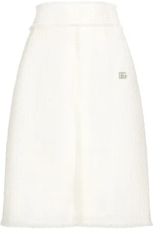 Dolce & Gabbana High-waist tweed skirt