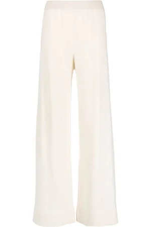 Fabiana Filippi Wide-leg cashmere knitted trousers