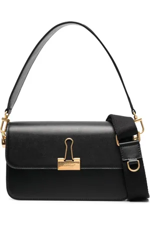 OFF-WHITE Binder Clip leather crossbody bag
