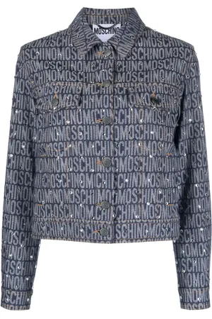 Moschino Monogram-print denim jacket
