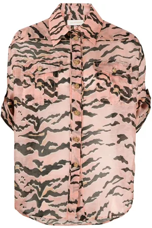 ZIMMERMANN Matchmaker Safari organza shirt