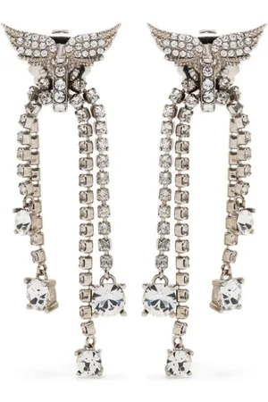 Zadig & Voltaire Crystal-embellished drop earrings