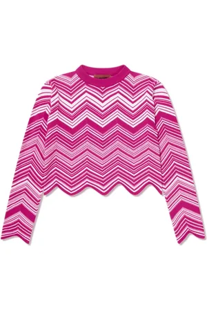 Missoni Knitted zigzag cropped jumper