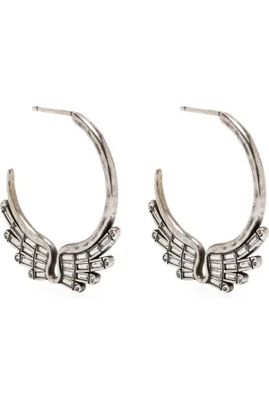 Zadig & Voltaire Rock Over half-hoop earrings