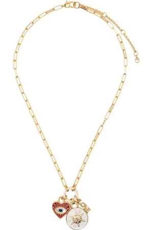 Kate Spade Crystal White Lucky Flower Charm Pendant Necklace | eBay