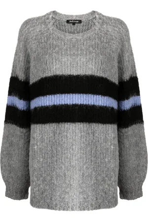 tout a coup Brushed-effect striped jumper