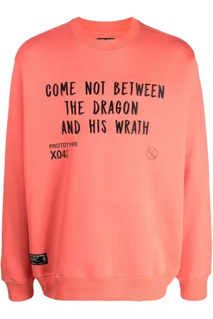 Izzue Slogan-embroidered crew-neck sweatshirt