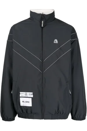 Izzue Logo-print reversible bomber jacket