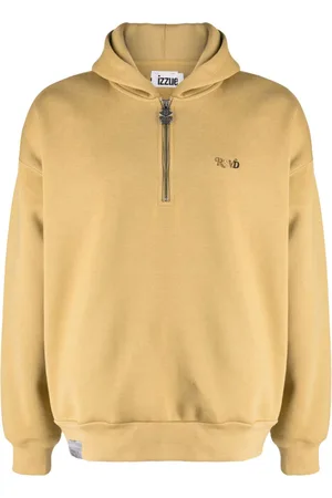 Izzue Photograph-print half-zip hoodie