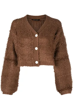 tout a coup Boucl??-design cropped cardigan