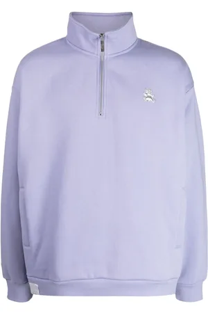 Izzue Appliqu??-detail half-zip sweatshirt