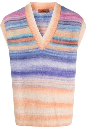 Missoni V-neck striped vest