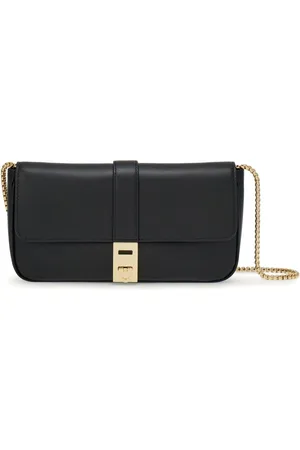 Salvatore Ferragamo Gancini-plaque leather mini bag