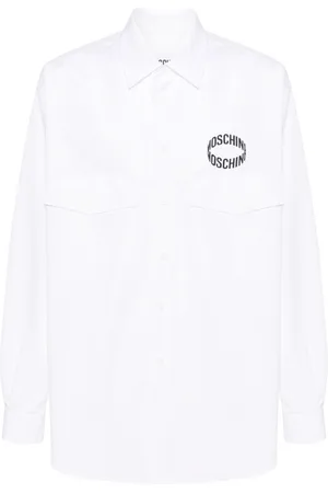 Moschino Logo-print cotton shirt