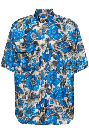 Moschino Floral-print silk shirt