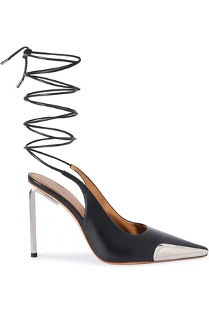 OFF-WHITE Allenframe lace-up leather pumps