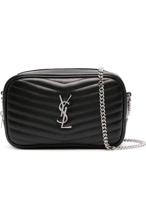 Saint laurent micro lou online matelassé leather key pouch