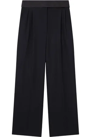 Stella McCartney Wide-leg tuxedo wool trousers