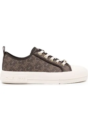 Michael Kors Evy Empire monogram-patterned sneakers