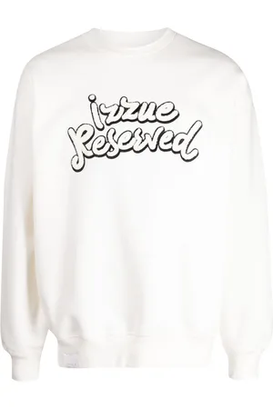 Izzue Towelling logo-appliqu?? sweatshirt