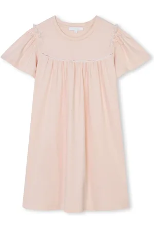 Chloé Ruffle-trimmed cotton dress