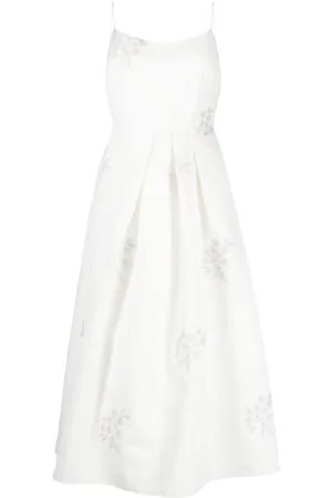 Sachin & Babi Audra floral-embroidered dress