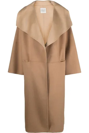Totême Two-tone wool-blend coat