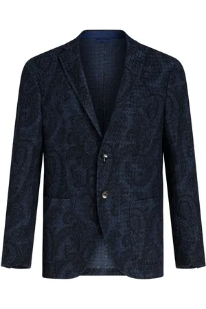 Etro Paisley-print cotton blazer