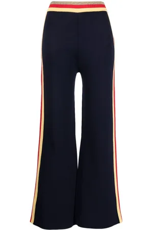 Paco rabanne Stripe-detail flared track pants