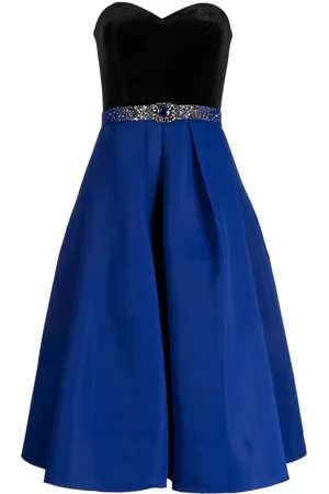 Sachin & Babi Siobhan two-tone design dress
