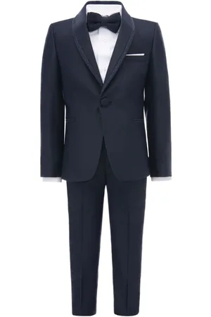 M. Moustache Glitter-trim suit (set of four)