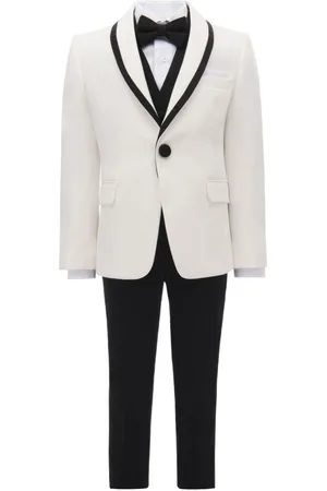 M. Moustache Contrasting-trim suit (set of five)