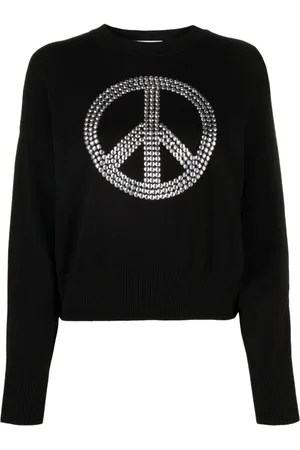 Moschino top studded jumper