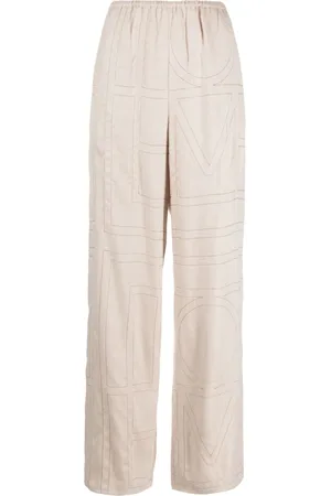 Totême Monogram flannel pajama bottoms