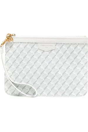 Tammy & Benjamin Monogram-patterned leather pouch