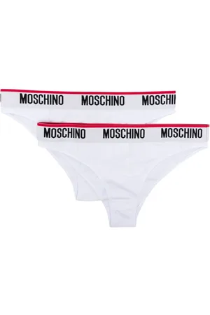 Moschino Logo-waistband Brazilian briefs (pack of two)