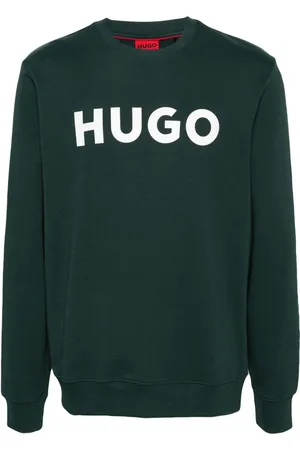 HUGO BOSS Logo-print jersey sweatshirt