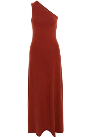EXTREME CASHMERE One-shoulder maxi dress