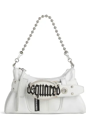 Dsquared2 Gothic Belt leather clutch bag