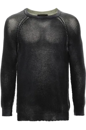TRANSIT Spray paint-effect crew-neck jumper