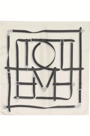 Totême Clasp Belt silk scarf