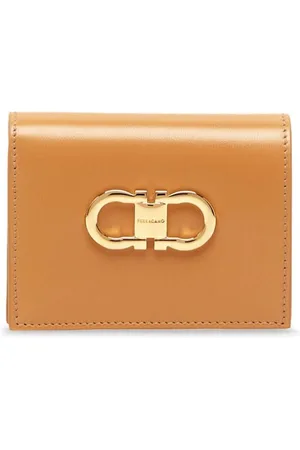 Salvatore Ferragamo Gancini-plaque leather wallet
