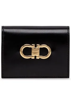 Salvatore Ferragamo Logo-plaque leather wallet