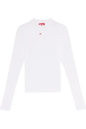 Diesel T-Mokky-Ls-Microdiv mock-neck top