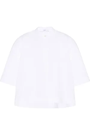 ROSETTA GETTY Cropped poplin shirt