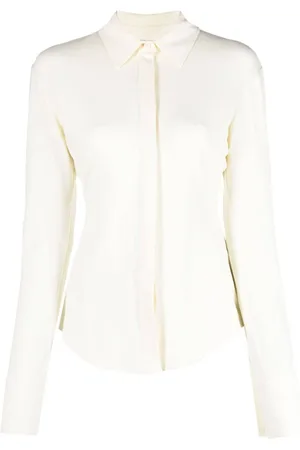 The Attico Elton logo-embroidery shirt